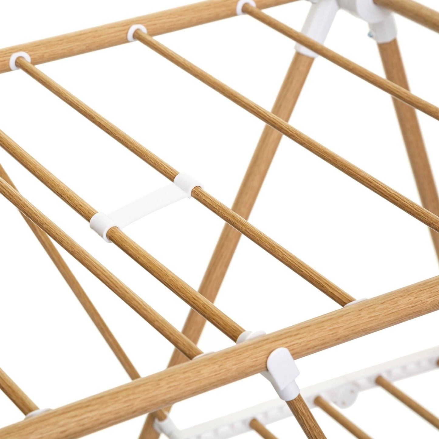 Well Home Tendedero Plegable 136x52x92cm En Acero Inoxidable Color Marrón