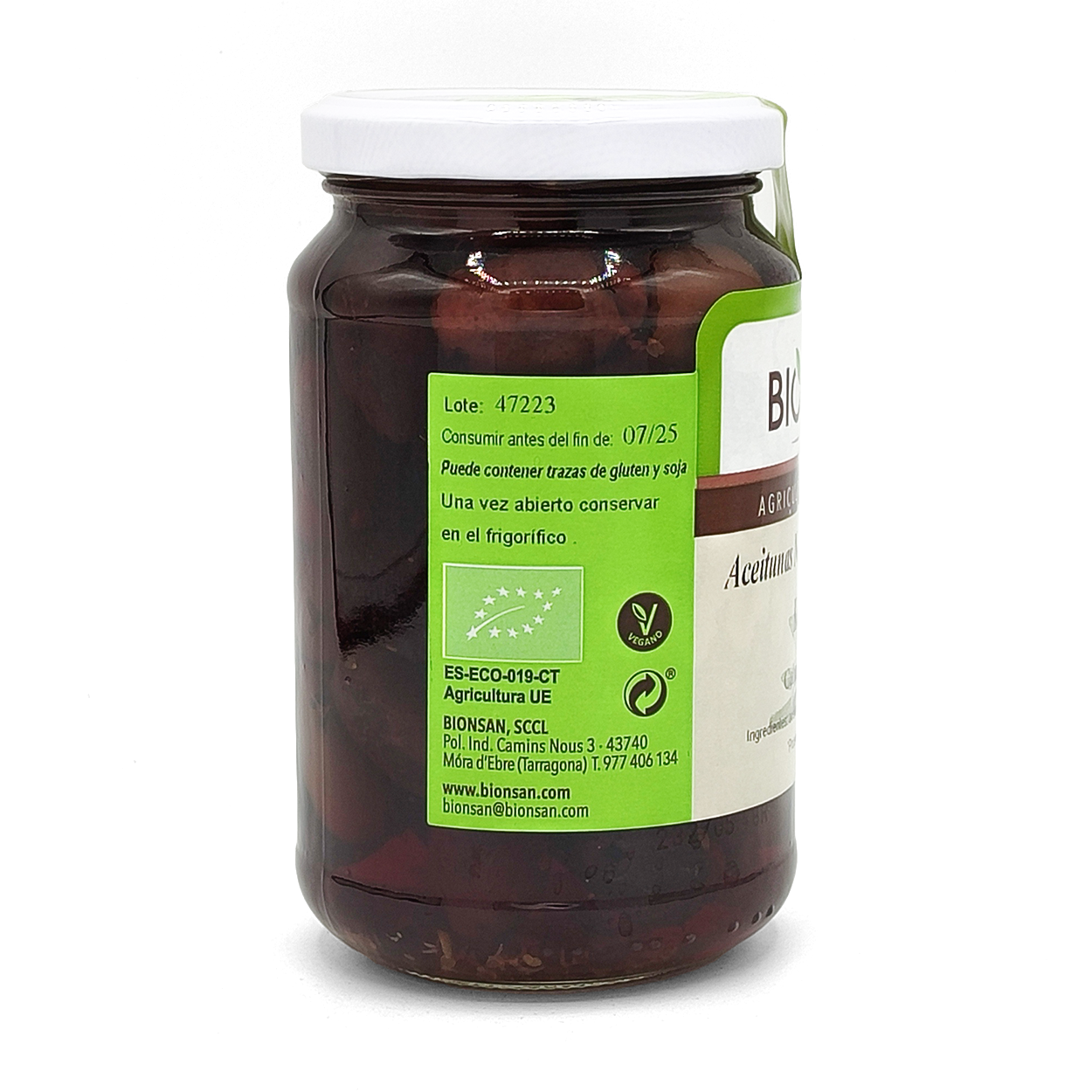 Aceitunas Negras Deshuesadas Kalamata Eco Bionsan 170gr_1