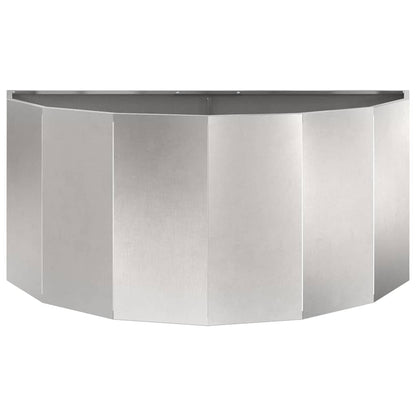 Jardinera Plateado 120 X 60 X 50 Cm Acero Inoxidable_4