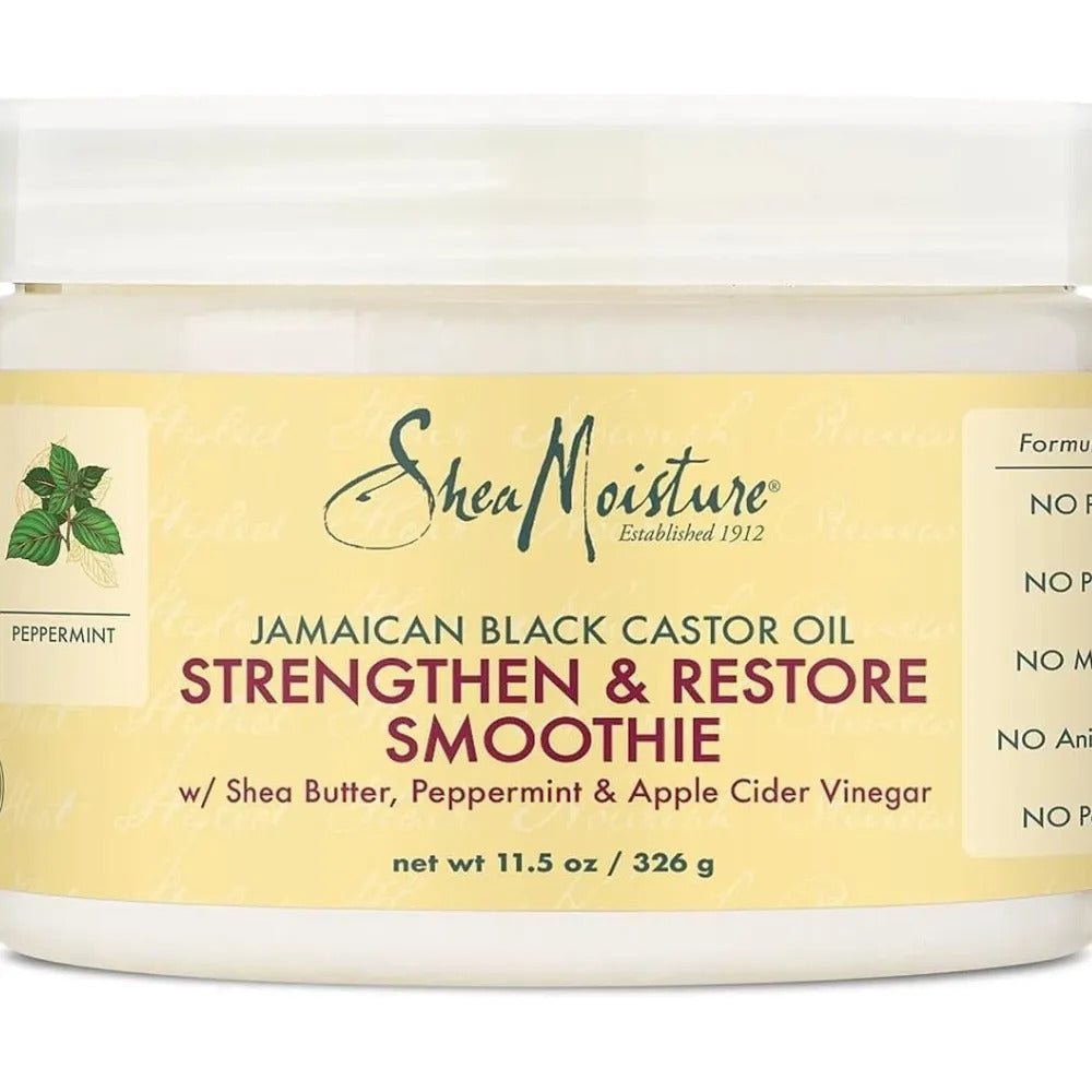 Smoothie Fortalecedor Aceite De Ricino Negro Jamaicano Shea Moisture 340g_0