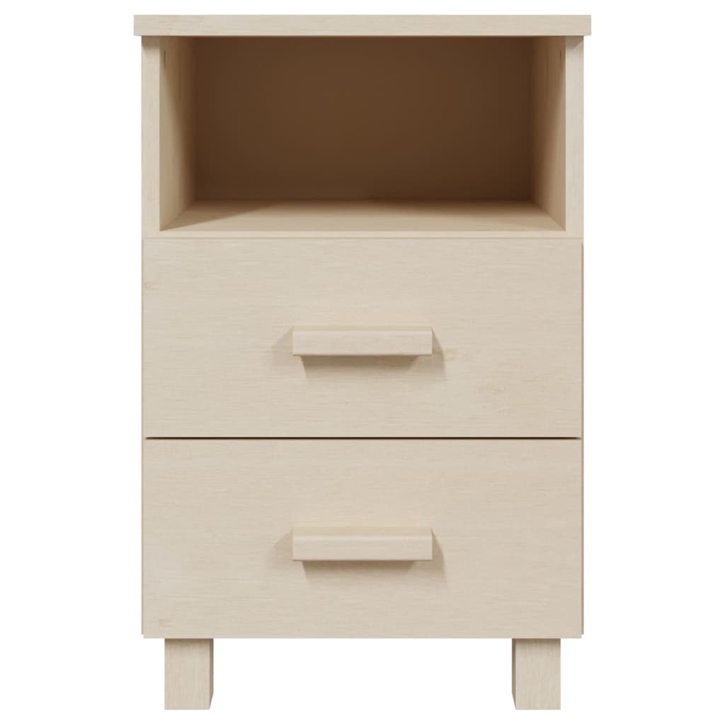 Mesita De Noche Hamar Madera Pino Maciza Marrón Miel 40x35x62cm_1
