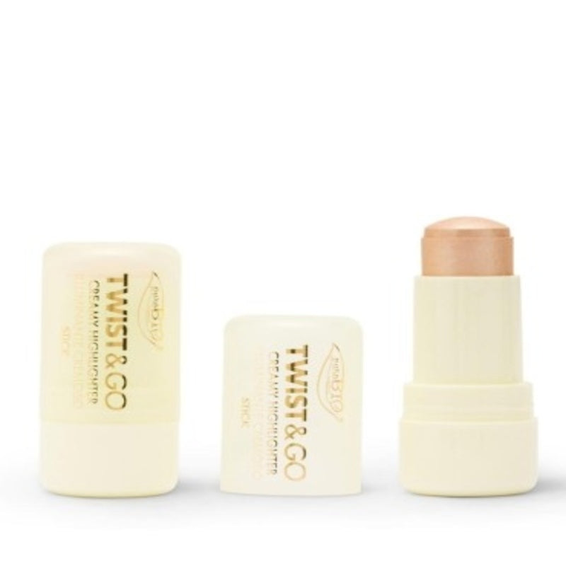 Iluminador Cremoso Twist & Go Stick Soft Pearl Purobio 5 Gr_0