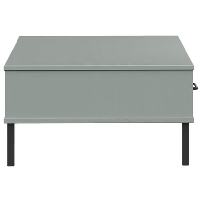 Mesa De Centro Con Patas De Metal Oslo Madera Maciza Pino Gris_4