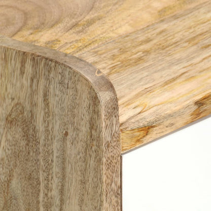 Mesita De Noche De Madera Maciza De Mango 47x35x63 Cm_2