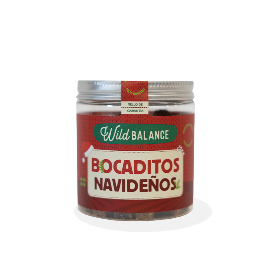 Bocaditos Navideños Wild Balance Snack para perros y gatos