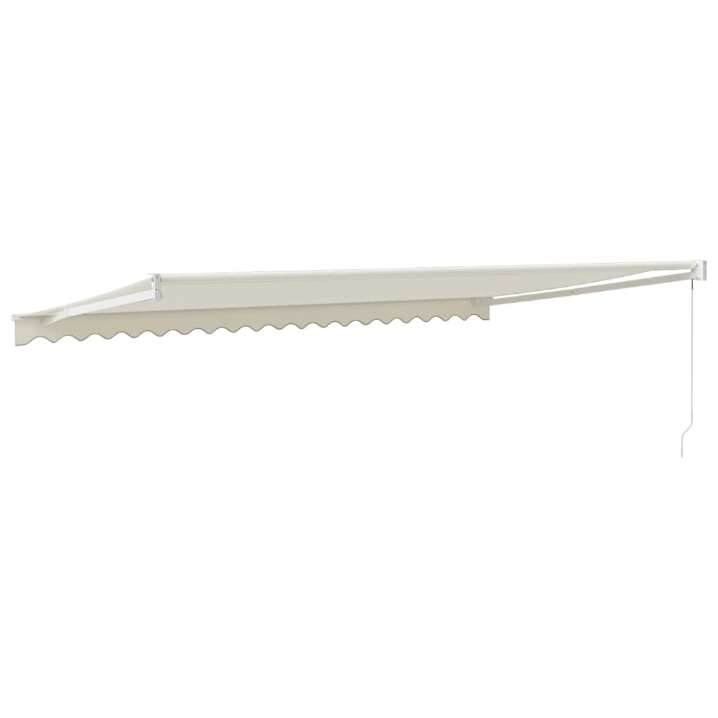 Toldo Retráctil Aluminio Y Tela Color Crema 5x3 M_4