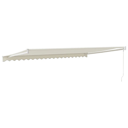 Toldo Retráctil Aluminio Y Tela Color Crema 5x3 M_4