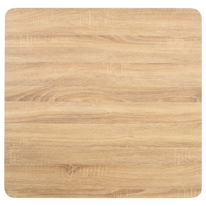 Mesa De Bistró Mdf Marrón Claro 80x80 Cm_1