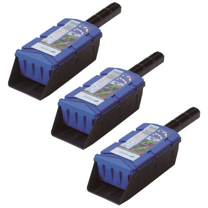 3x Dispensador De Sustancias Para Jardin Prosperplast sharkie 29 X 9,9 X 6,5 Cm En Color Azul_0