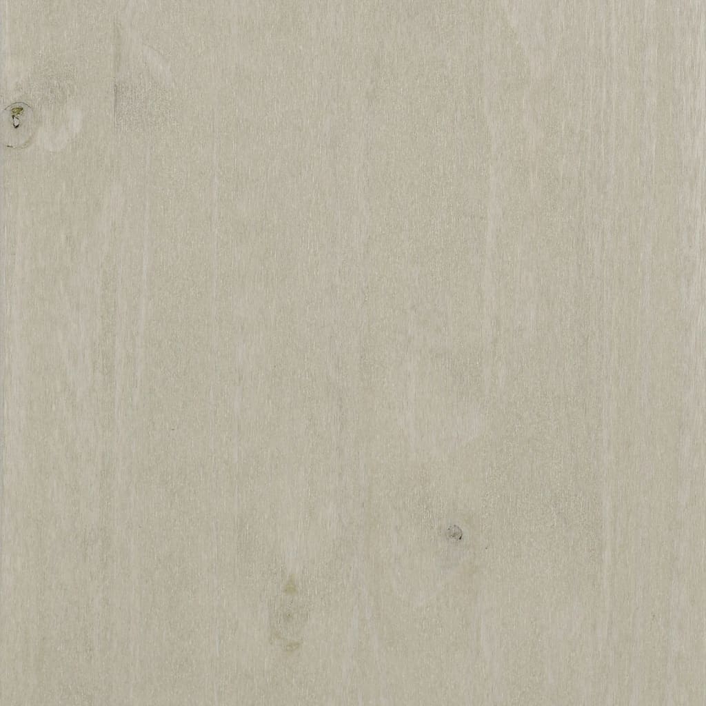 Aparador Hamar Madera Maciza De Pino Blanca 85x35x80 Cm_4