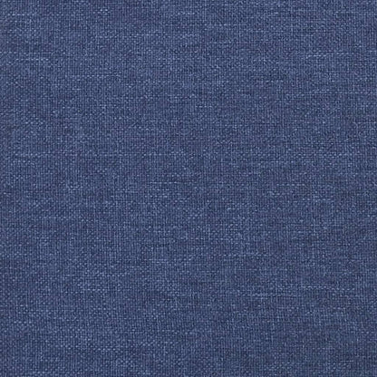 Estructura De Cama Con Cabecero Tela Gris Taupe Azul 140x200 Cm / Vetonek_5