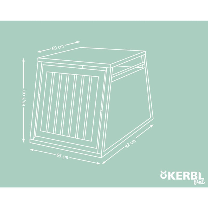 Kerbl Transportín Para Perros Barry Aluminio 92x65x65,5 Cm_2