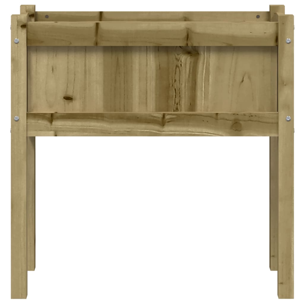Jardinera Con Patas Madera De Pino Impregnada 70x31x70 Cm_4