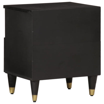 Mesitas De Noche 2 Uds Madera Maciza De Mango 40x33x46 Cm_4
