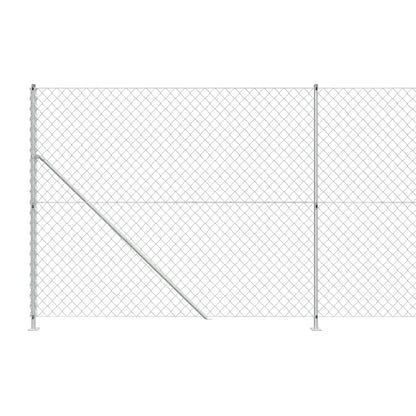 Cerca De Alambre Con Brida Plateada 1,6x10 M / Vetonek_2
