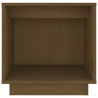 Mesitas De Noche 2 Uds Madera De Pino Marrón Miel 40x30x40 Cm_3