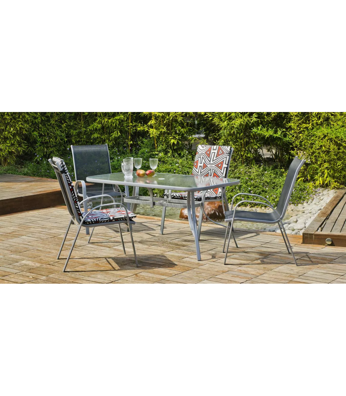 Pack De 2 Sillones Apilables Acero/textilen Seul-3. 94 Cm(alto) 54 Cm(ancho)84 Cm(fondo)_5
