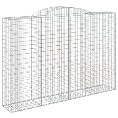 Cestas De Gaviones 6 Uds Forma De Arco Hierro 300x50x200/220 Cm_2