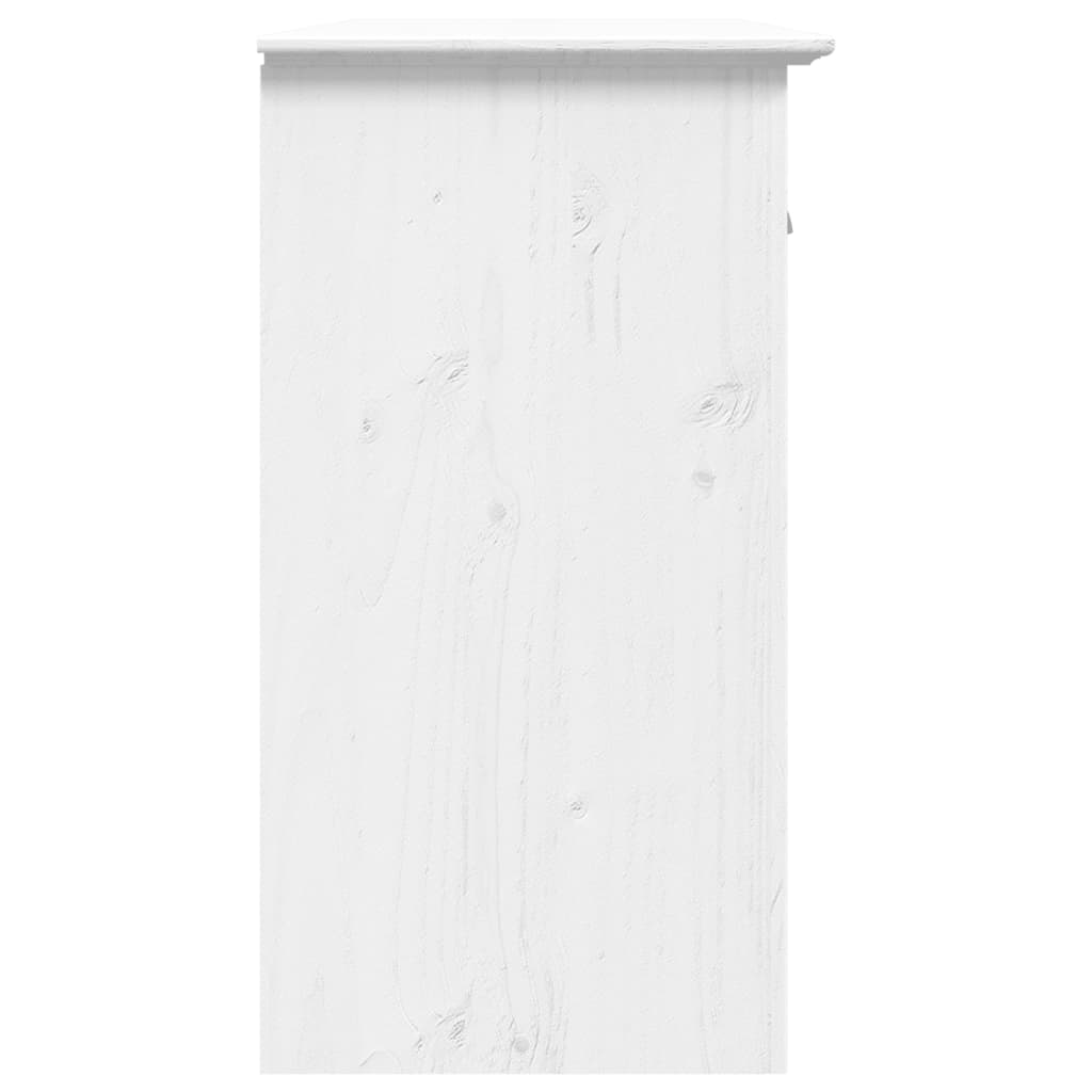 Aparador Bodo Madera Maciza De Pino Blanco 115,5x44x80 Cm / Vetonek_3