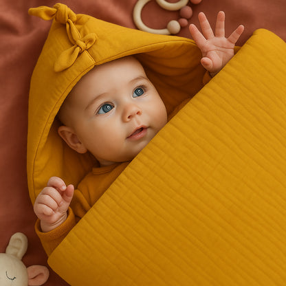 Nido De Bebé  En Algodón Bio Honey