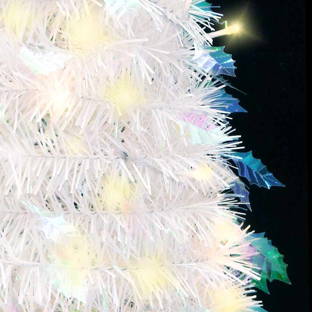 Vidaxl Árbol De Navidad Artificial Desplegable 200 Led Blanco 210 Cm_3