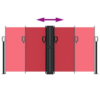 Vidaxl Toldo Lateral Retráctil Rojo 120x600 Cm_4