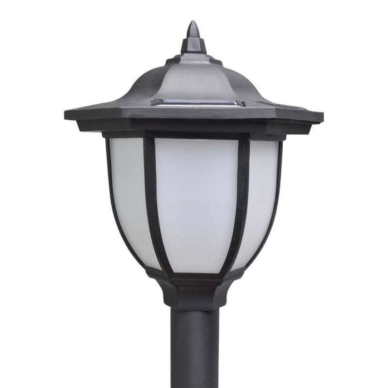 Vidaxl Lámparas Solares 4 Uds Con Valla De Cadena Y Postes_5