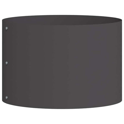 Anillo Para Maceta Negro 30 X 30 X 20 Cm Acero Laminado En Frío_0