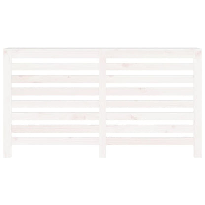 Vidaxl Cubierta De Radiador Madera Maciza De Pino Blanco 153x19x84 Cm_4