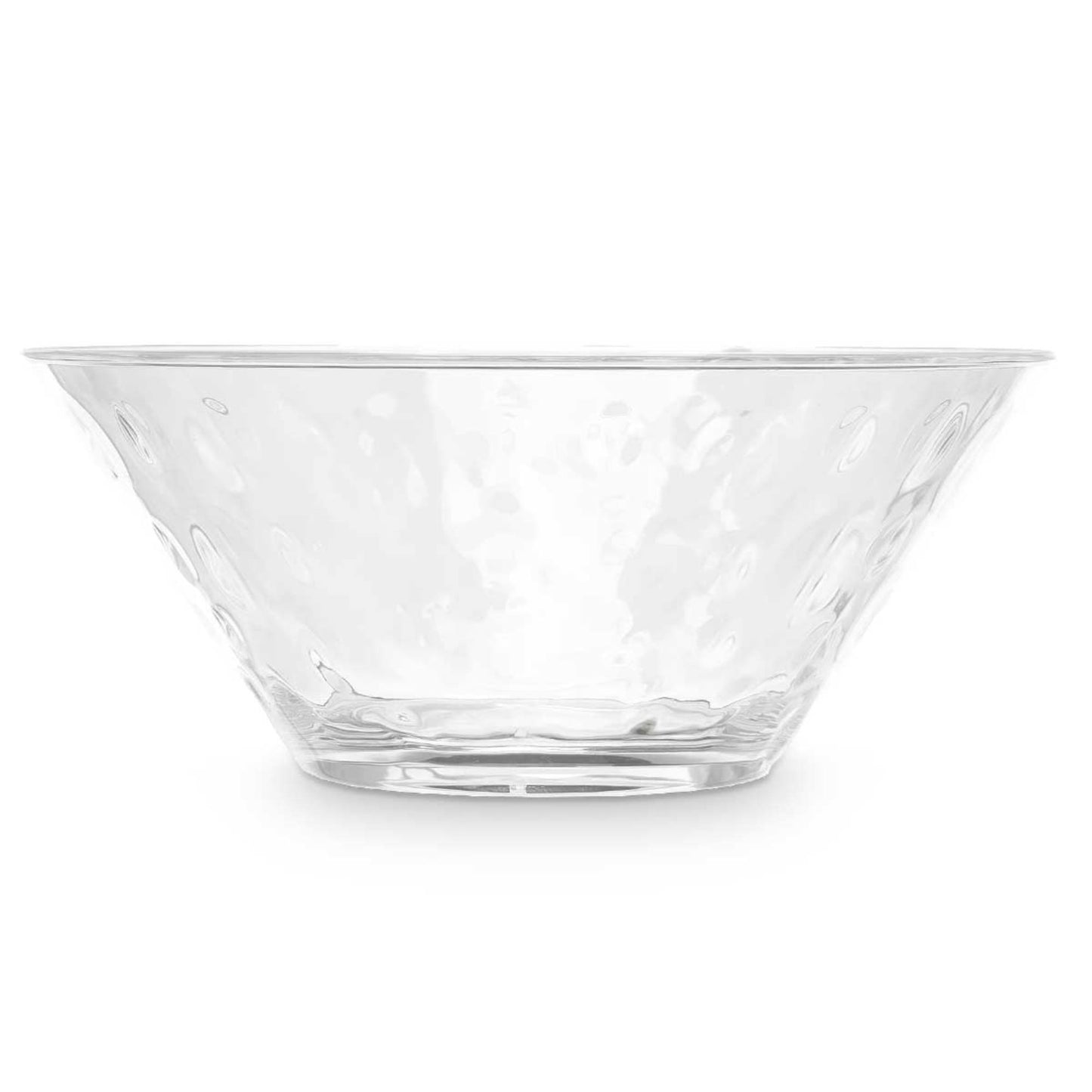 Bol Plastico Puntos 28cm Transparente Colección Leknes