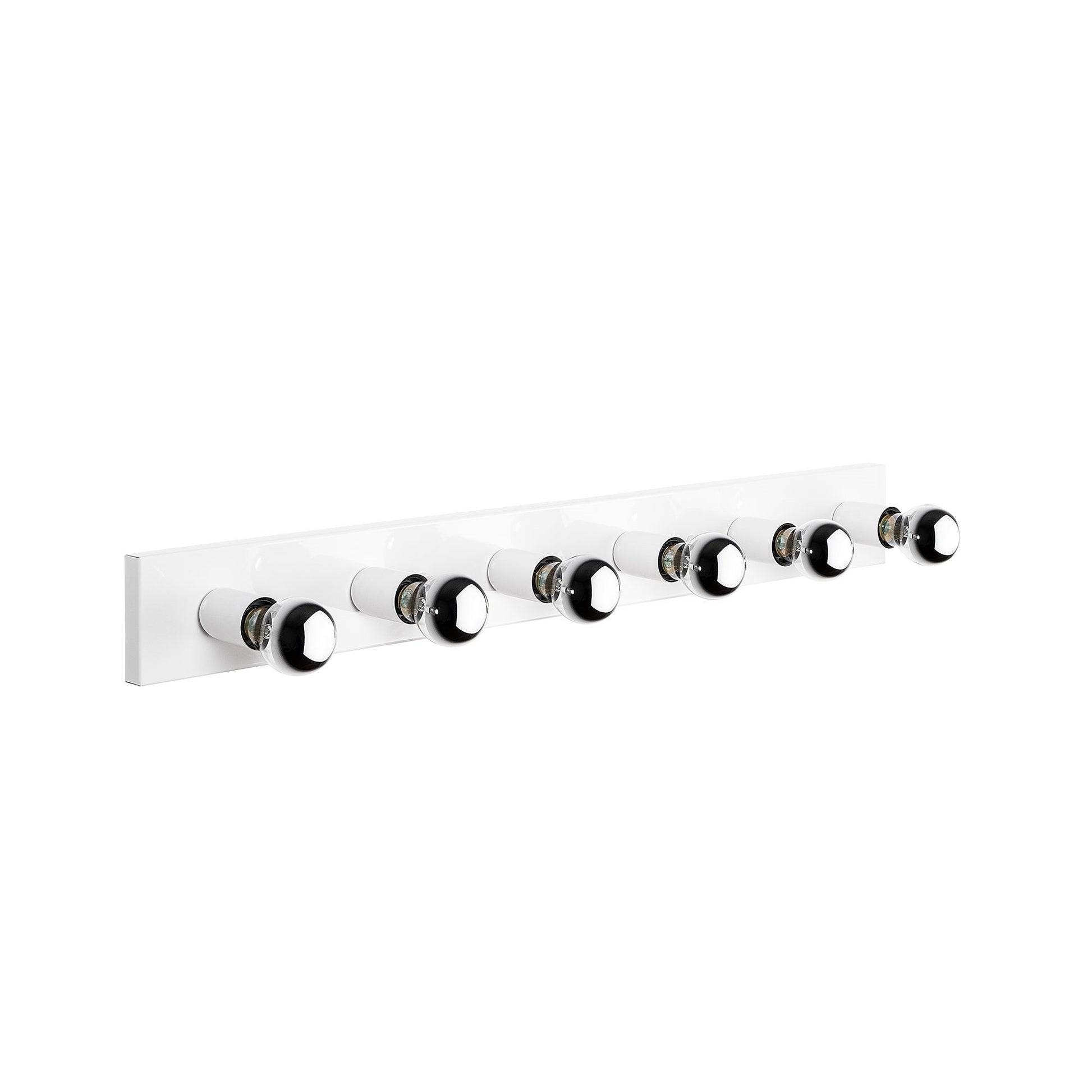 Aplique De Pared, Metal , Blanco, 10x10x91, Casquillo 6 X E27 Max 40 W_0