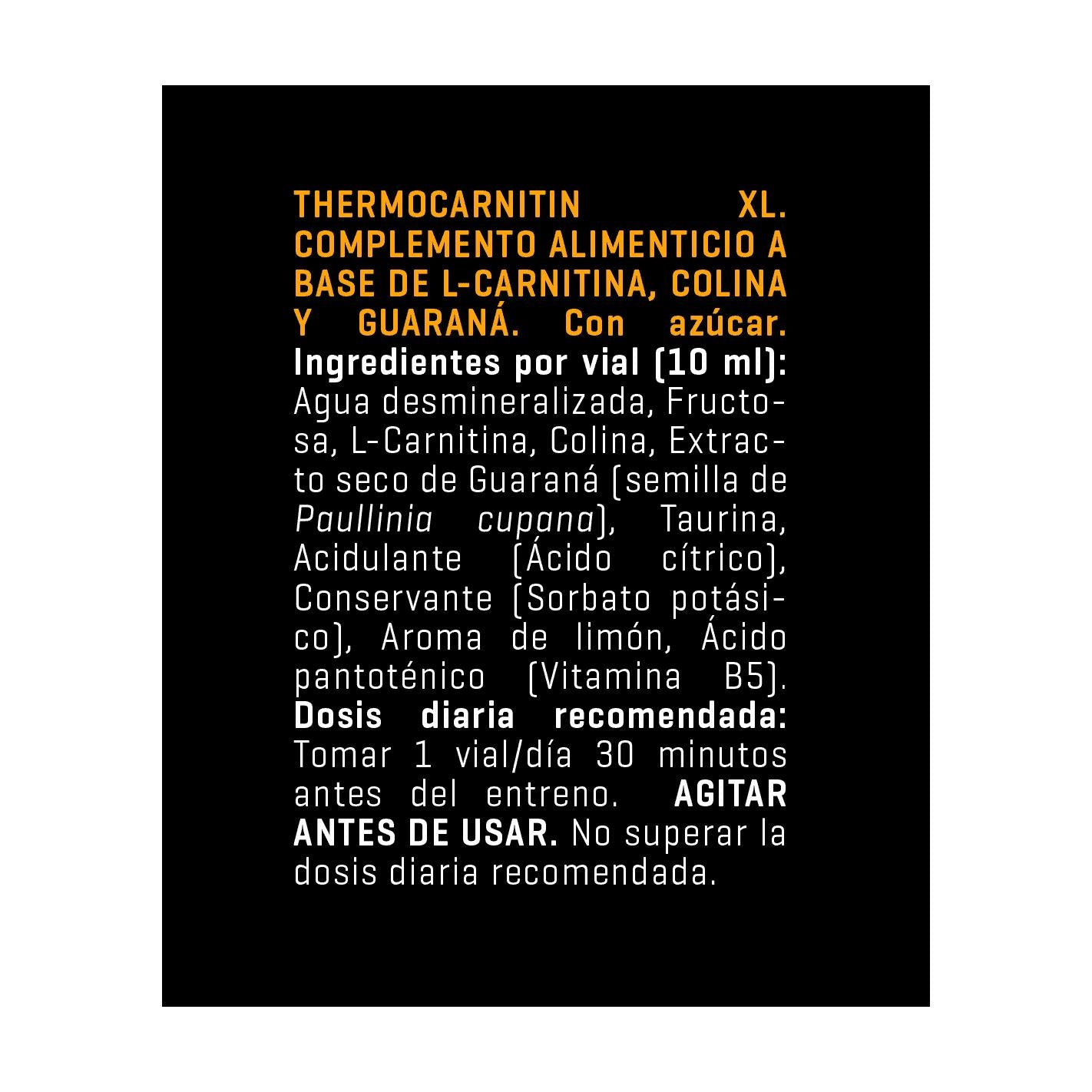 Thermocarnitin XL energético y quema grasas Powergym