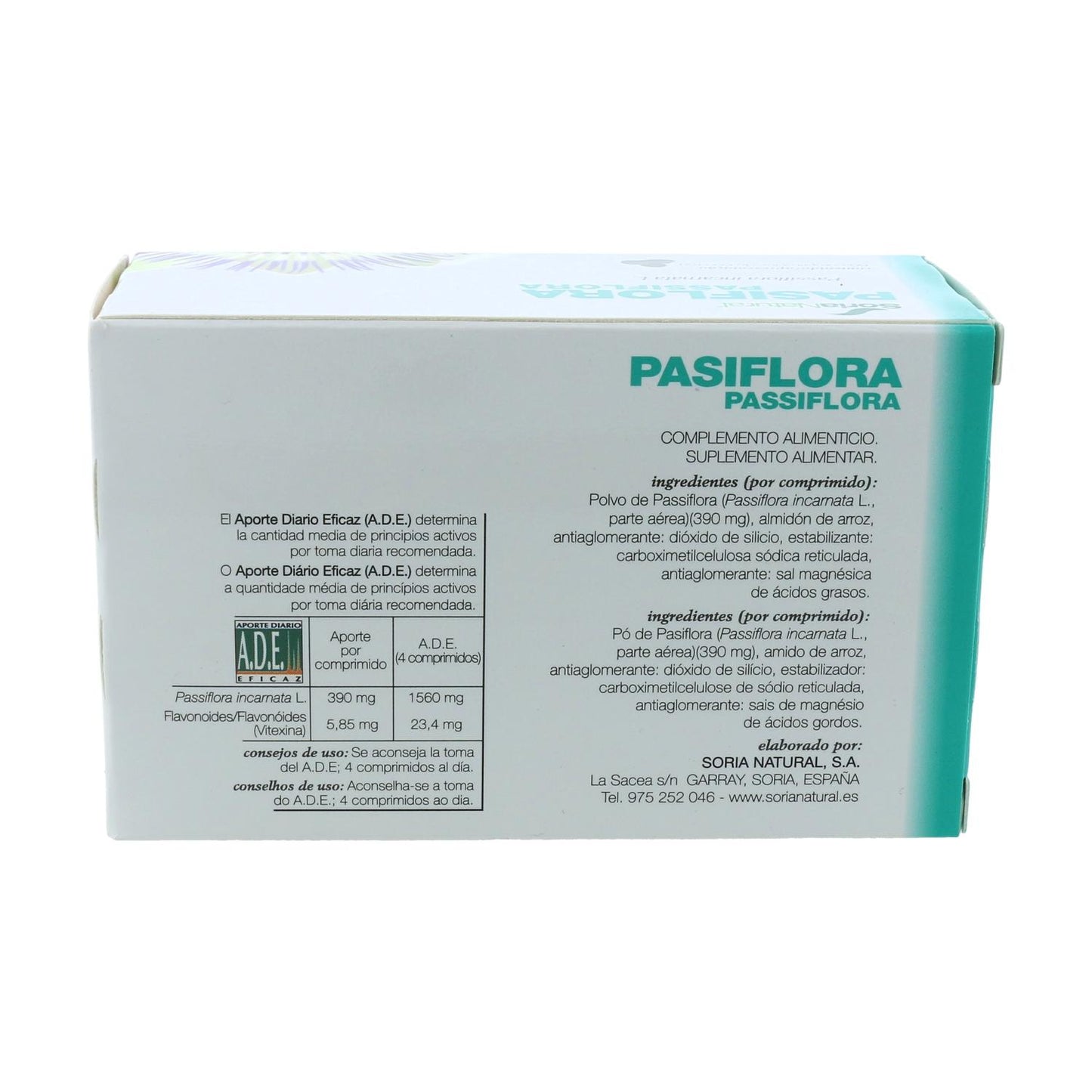 Pasiflora Soria Natural, 60 comprimidos