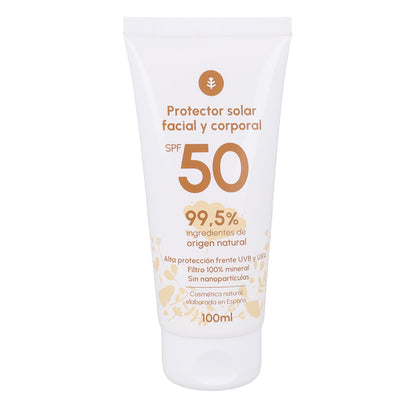 Crema de protección solar 100% mineral SPF50 Planeta Huerto 100 ml