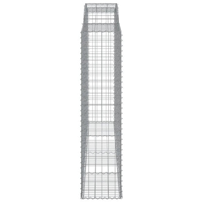 Cestas De Gaviones 6 Uds Forma De Arco Hierro 300x50x200/220 Cm_4