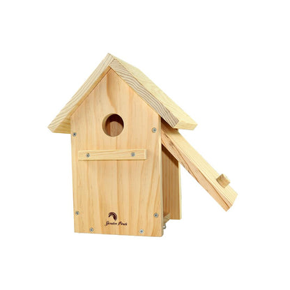 Caja nido rústica a dos aguas