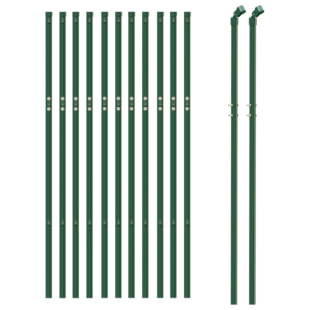 Cerca De Alambre De Acero Galvanizado Verde 1x25 M / Vetonek_2