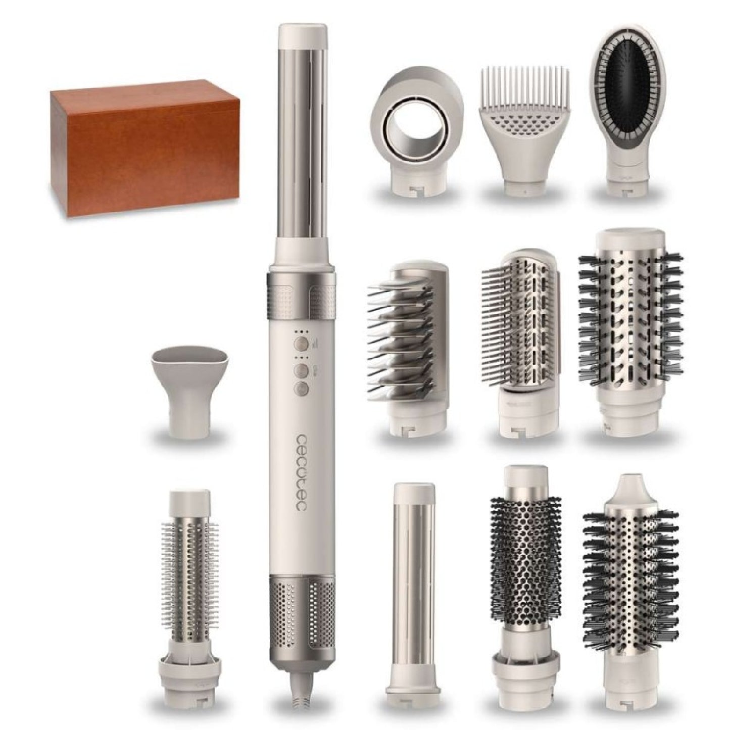 Cecotec Cepillo De Aire Ceramiccare 12in1 Airglam Champagne_0