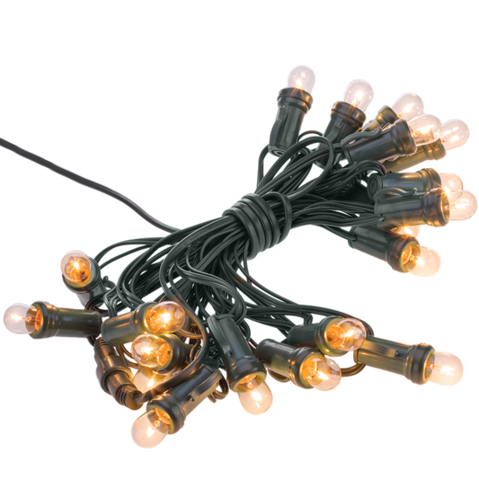 Guirnalda De 40 Luces De Color Blanco Cálido De 11.5 M Con Alargadera Para Interior De 240v Y 120w_0