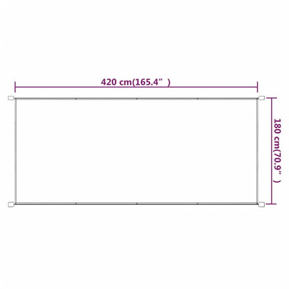 Vidaxl Toldo Vertical Tela Oxford Azul 180x420 Cm_2