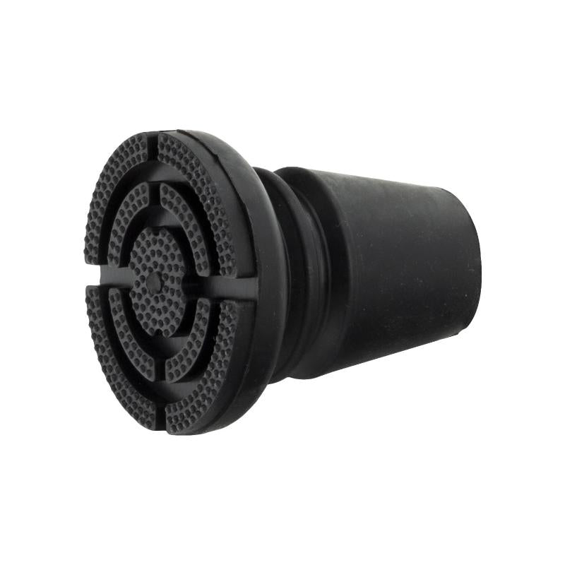 Taco Goma Baston Negro Tubo Ø 19 Mm. / Base Ø 55 Mm. Tipo Fuelle Bolsa 25 Unidades