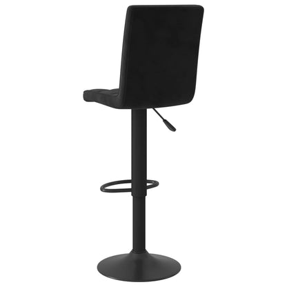 Taburete De Cocina De Terciopelo Negro_3