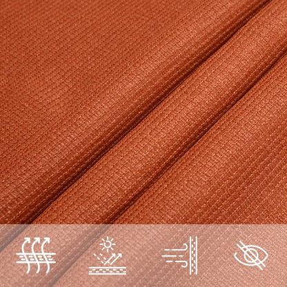Vidaxl Toldo De Vela Hdpe Naranja 160 G/m² 3,6x3,6 M_4