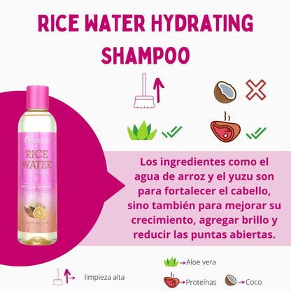 Champú Hidratante Rice Water Mielle Organics 227g_1