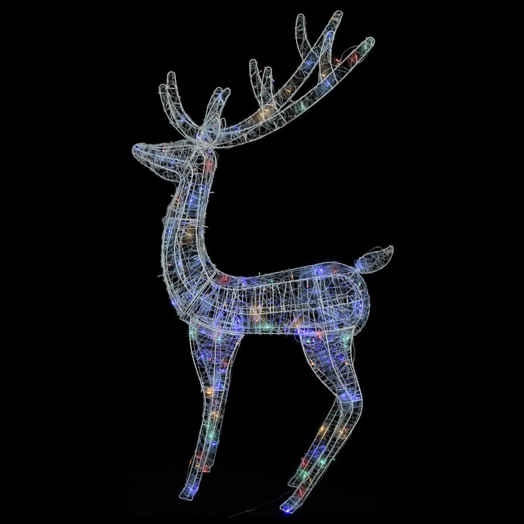 Vidaxl Reno Navideño Acrílico Xxl 250 Leds De Colores 180 Cm_3