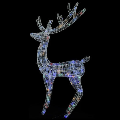 Vidaxl Reno Navideño Acrílico Xxl 250 Leds De Colores 180 Cm_3