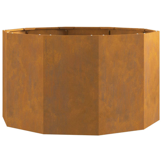 Jardinera Oxidado 90 X 90 X 50 Cm Acero Autopatinable_0