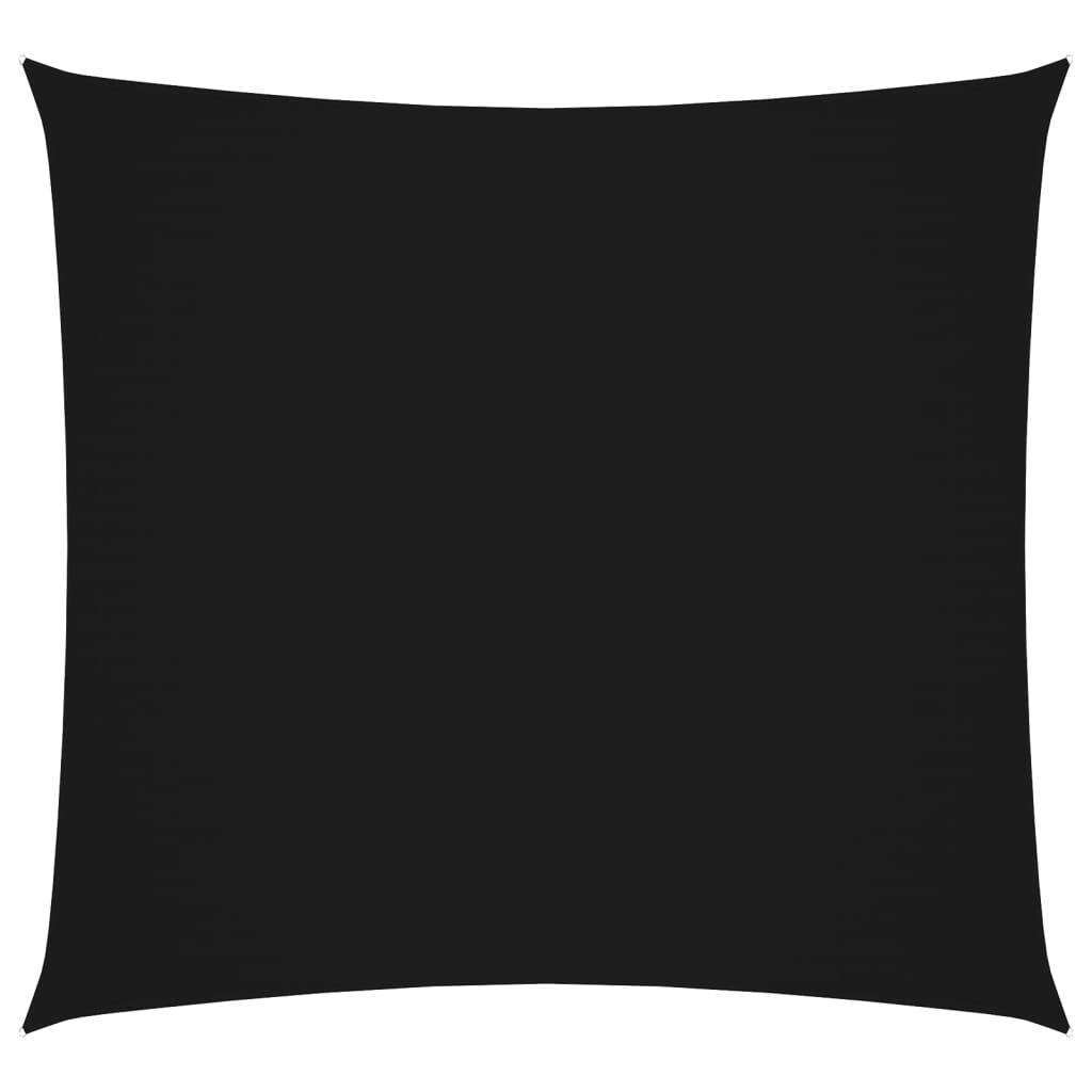 Vidaxl Toldo De Vela Cuadrado Tela Oxford Negro 6x6 M_0