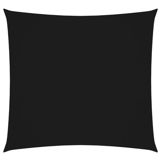 Vidaxl Toldo De Vela Cuadrado Tela Oxford Negro 6x6 M_0