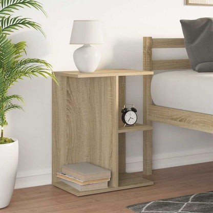 Mesita De Noche Madera De Ingeniería Roble Sonoma 46,5x29x61 Cm_1